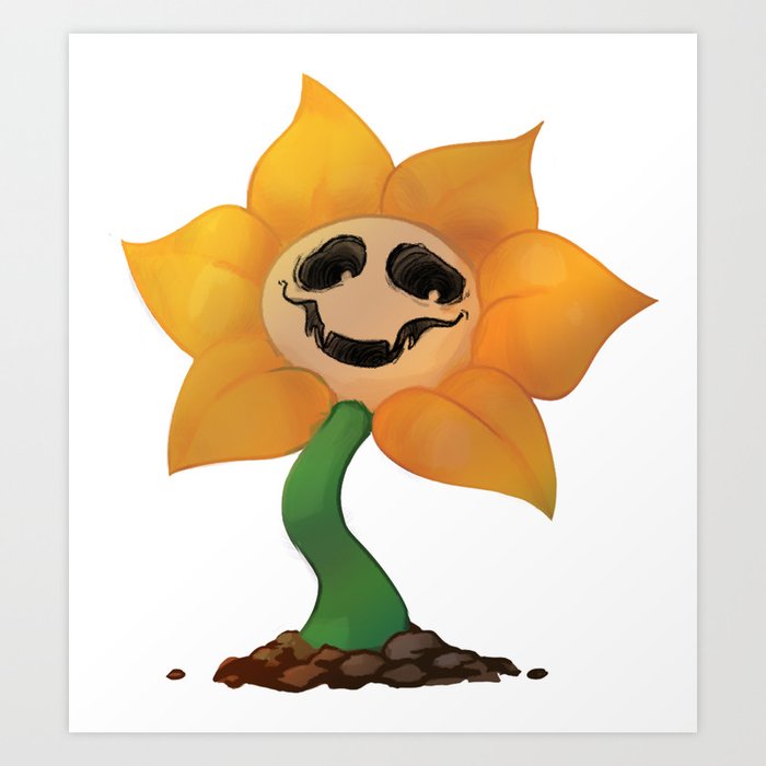 Flowey Undertale | Art Board Print