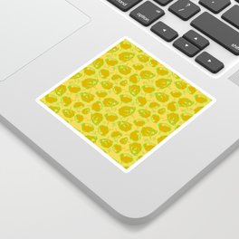 Gold Rose Sticker
