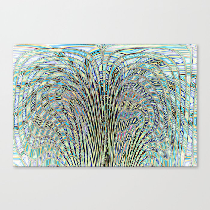 Colorful Spring Light Abstraction  Canvas Print