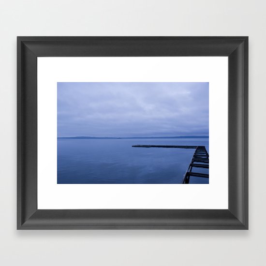 Blue Lake Framed Art Print