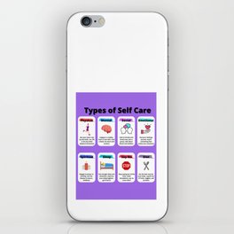 Types of Self Care iPhone Skin