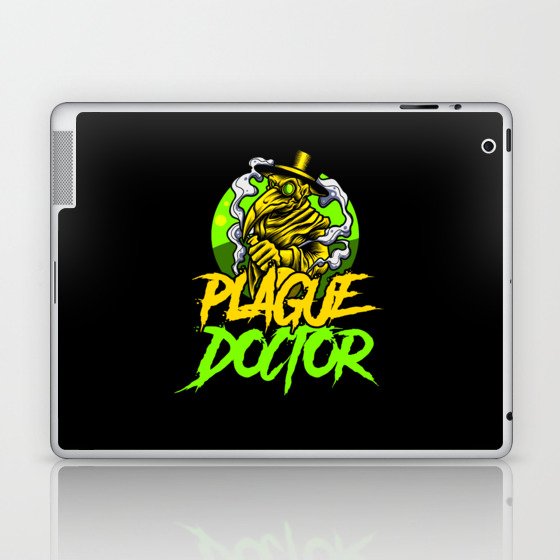 Plague Doctor Wash Your Hands Steampunk Laptop & iPad Skin