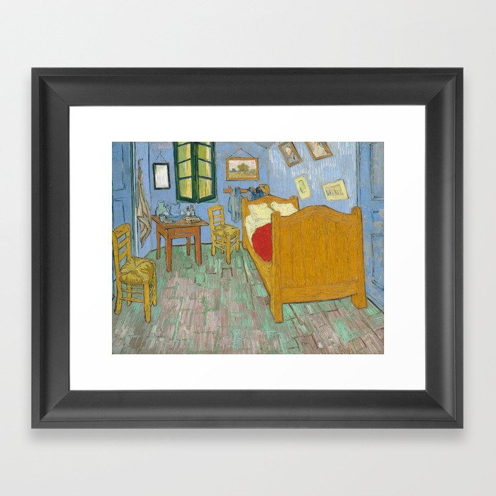 Vincent van Gogh - The Bedroom in Arles Framed Art Print