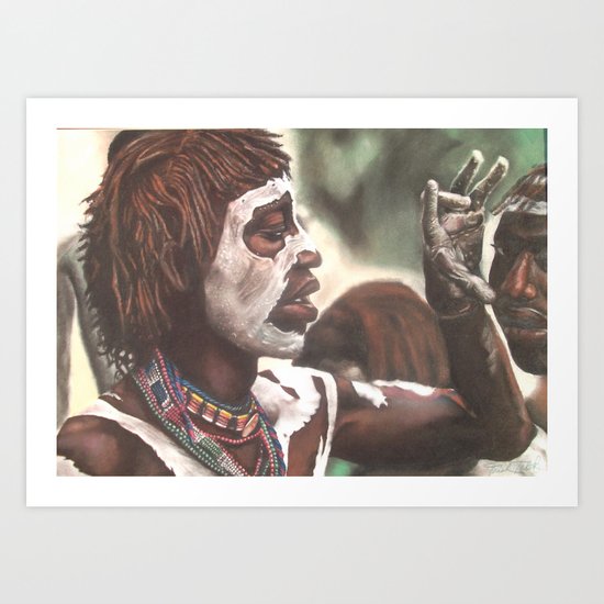 Face Painting Art Print