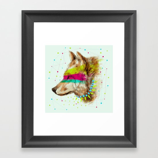Cherokee Wolf II Framed Art Print