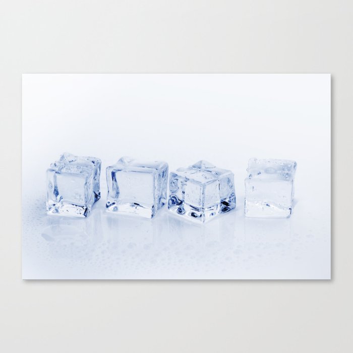 Ice Cubes Canvas Print
