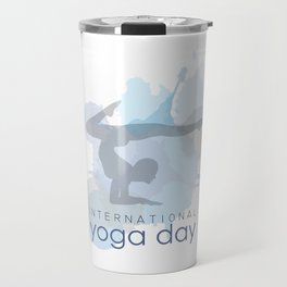 International yoga day workout  Travel Mug