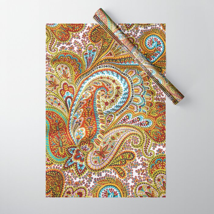 Paisley wrapping hotsell paper