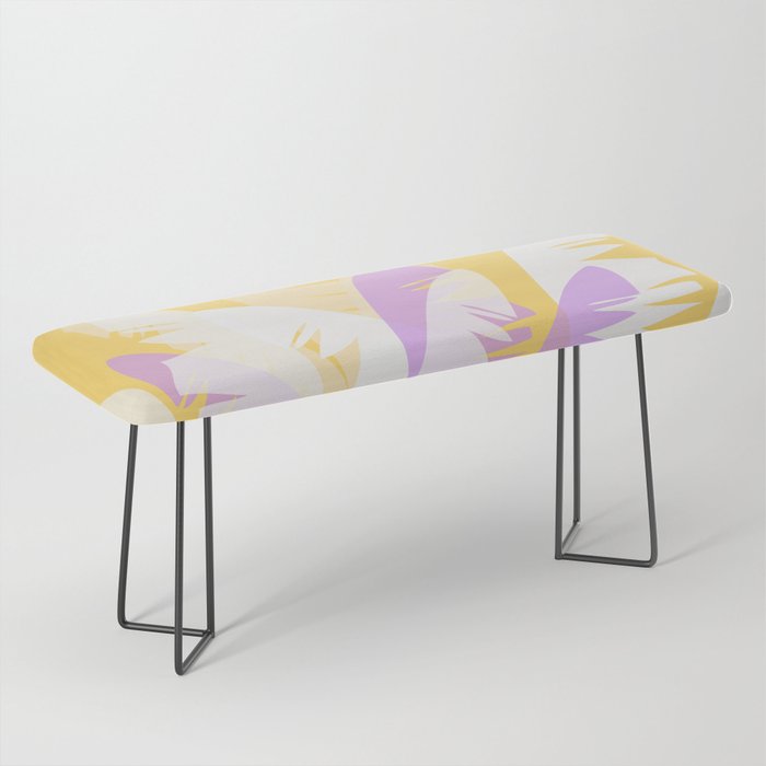 The Pale Banana Tree Bench By Mirimo Society6
