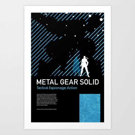 Metal Gear Solid Art Print