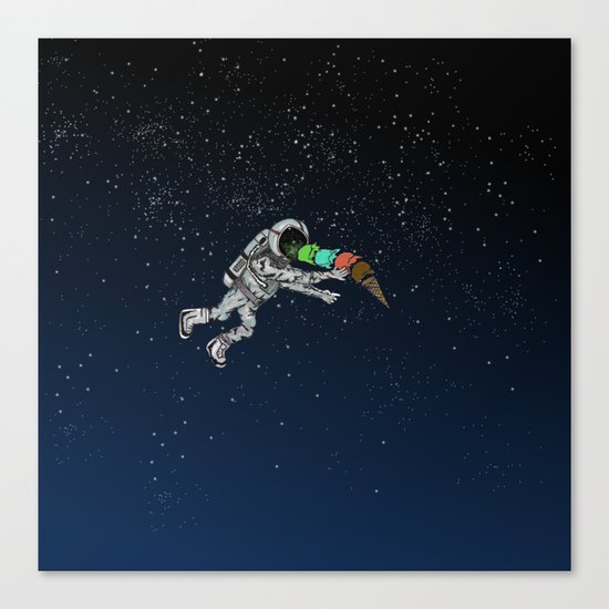Spacetime Sadness Canvas Print