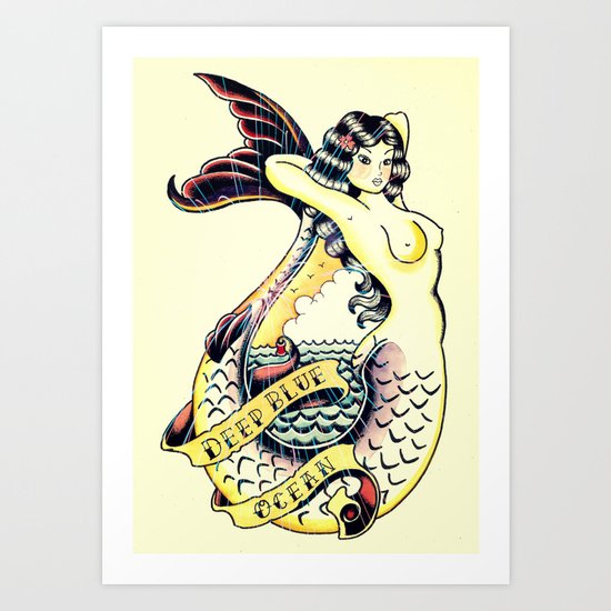 Mermaid Art Print