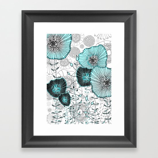 MYSTIC GARDEN MINT Framed Art Print