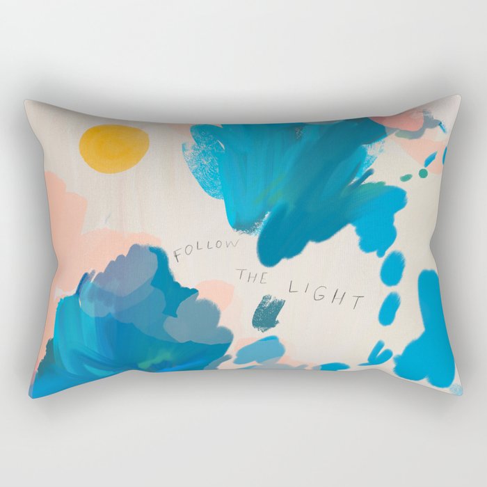 "Follow The Light" Rectangular Pillow