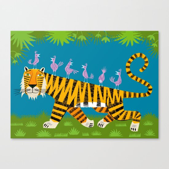 Tiger Transportation Canvas Print