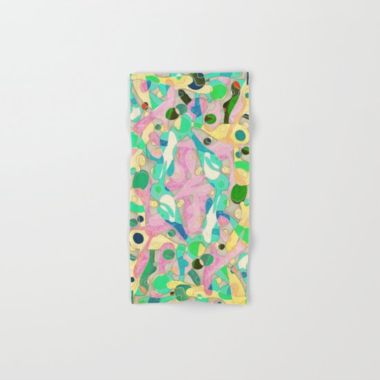 - pastel orgy - Hand & Bath Towel