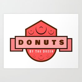 Donuts Art Print