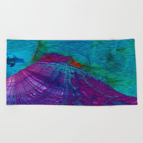 Undersea Exploration Beach Towel