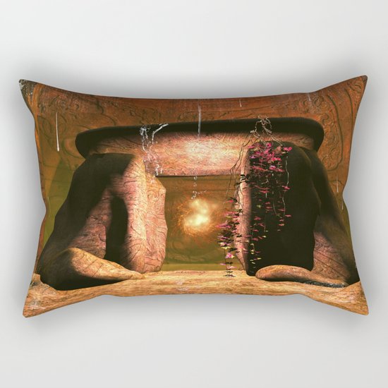 The mystical light ball Rectangular Pillow