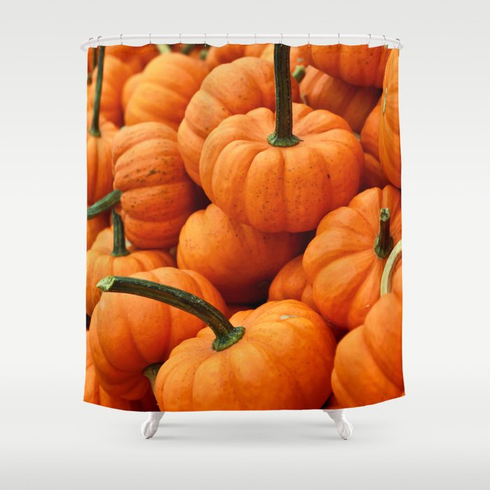 Autumn Pumpkins Shower Curtain