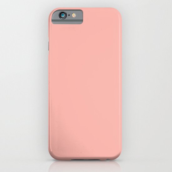 SOLID CORAL/PEACH iPhone & iPod Case