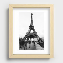 Unfocused Paris Nº 13 | This blurry path ends in the Eiffel Tower | Out of focus photography  Recessed Framed Print