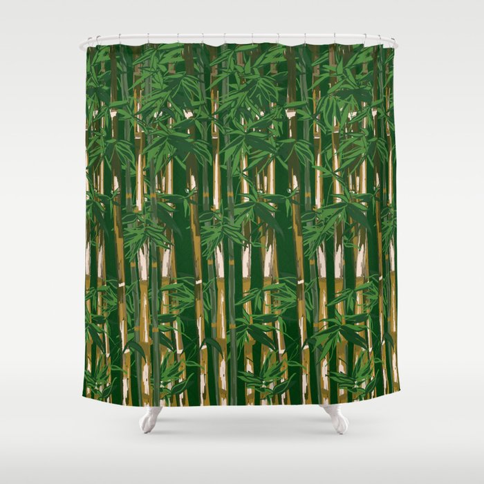 Bamboo Forest Shower Curtain
