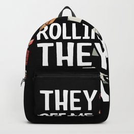They See Me Rollin' They Prayin' Funny Skateboard Jesus Backpack