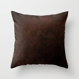 Dark Brown Throw Pillow