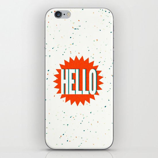 Hello iPhone Skin