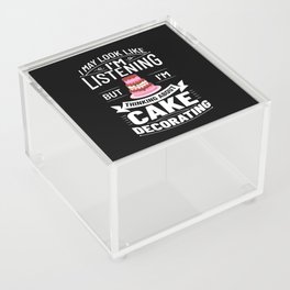 Cake Decorating Baker Ideas Beginner Acrylic Box