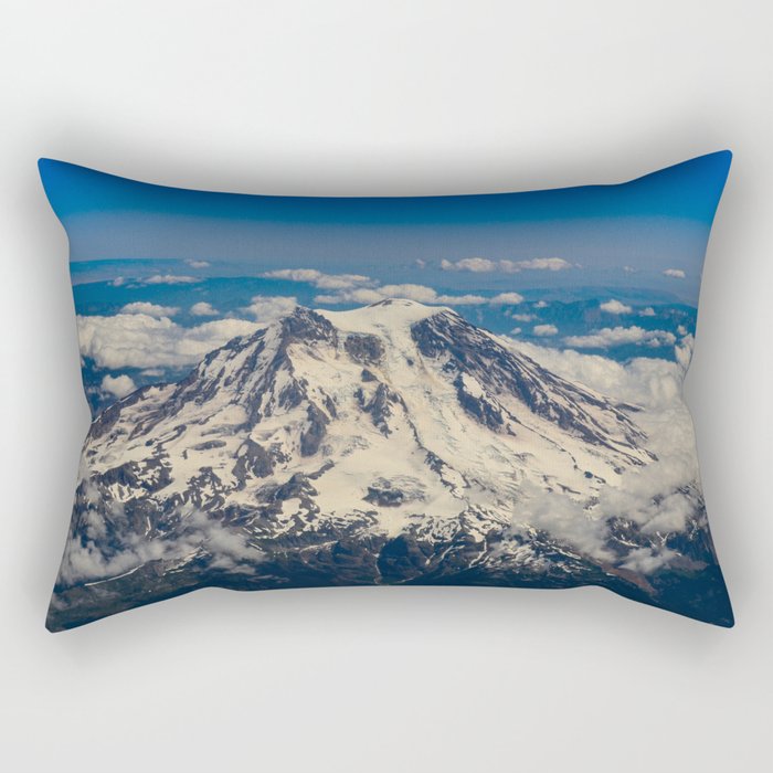 Pacific Northwest Aerial View II Rectangular Pillow by Alaskan Momma