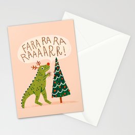 Fa Ra Ra Ra Raaaar Stationery Cards | Christmascarol, Christmastree, Digital, Red, Curated, Painting, Christmascard, Christmas, Glitter, Falalala 