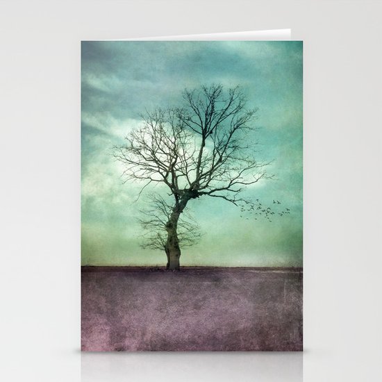 ATMOSPHERIC TREE I Stationery Cards