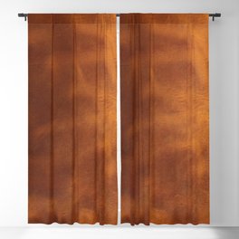 cognac suede leather ( faux  ) Blackout Curtain