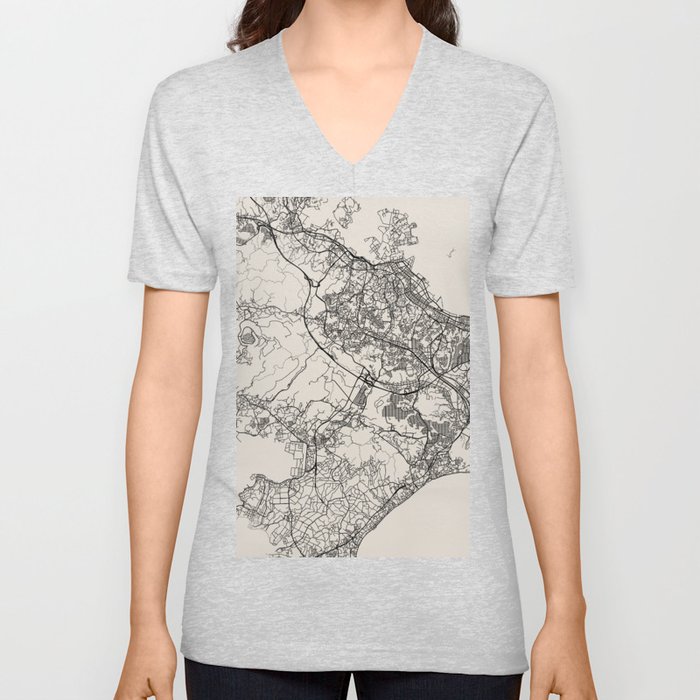 Japan - Yokosuka  V Neck T Shirt