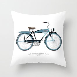 Vintage J.C. Higgins Bike Throw Pillow