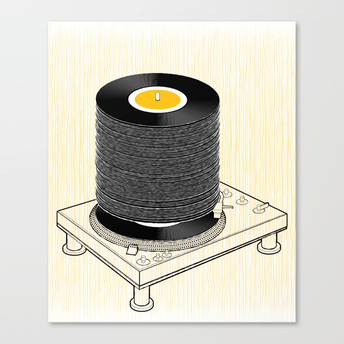 Fat Stack Canvas Print