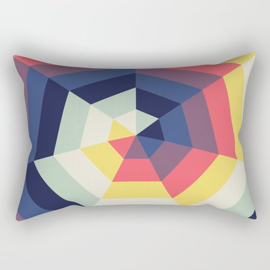 Heptagon Quilt 2 Rectangular Pillow