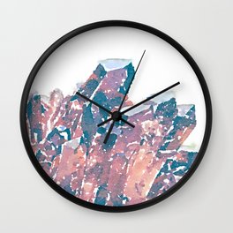 Chocolate Crystal  Wall Clock