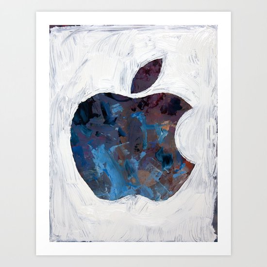 Painted Apple Art Print