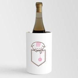 Kawaii Cat Cute Pink Wine Chiller