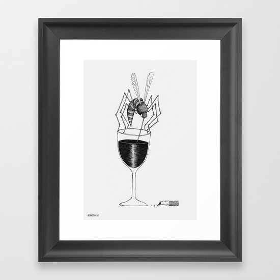 'Where You Were' Framed Art Print