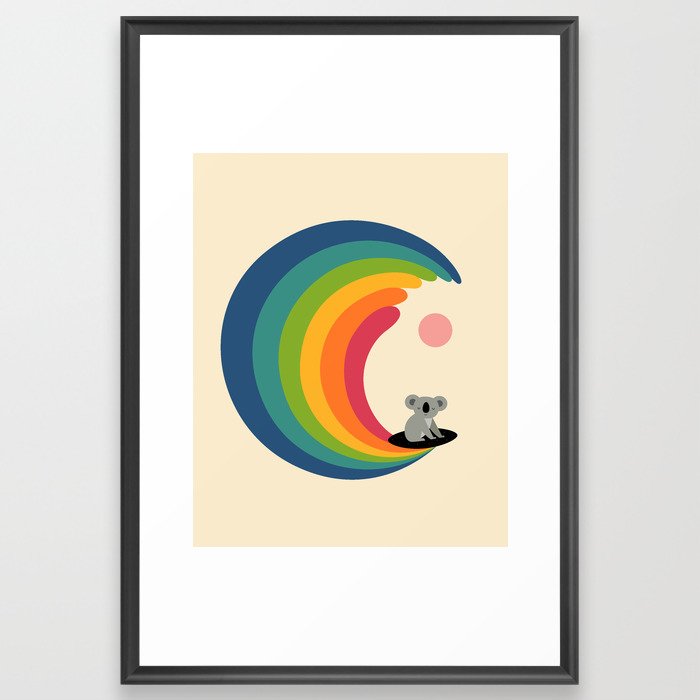 Dream Surfer Framed Art Print