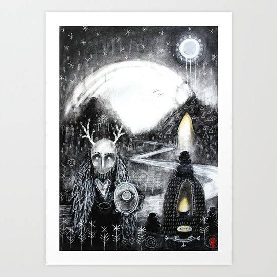 Hearg Weard (Altar-keeper) Art Print