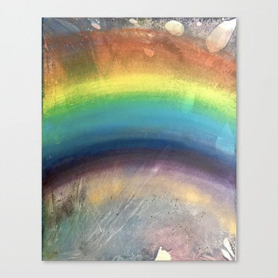 Rainbow Painting Canvas Print