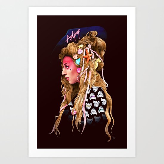 Neon Artpop Art Print