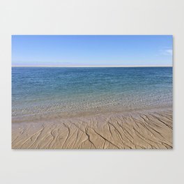 Lines in the sand Canvas Print