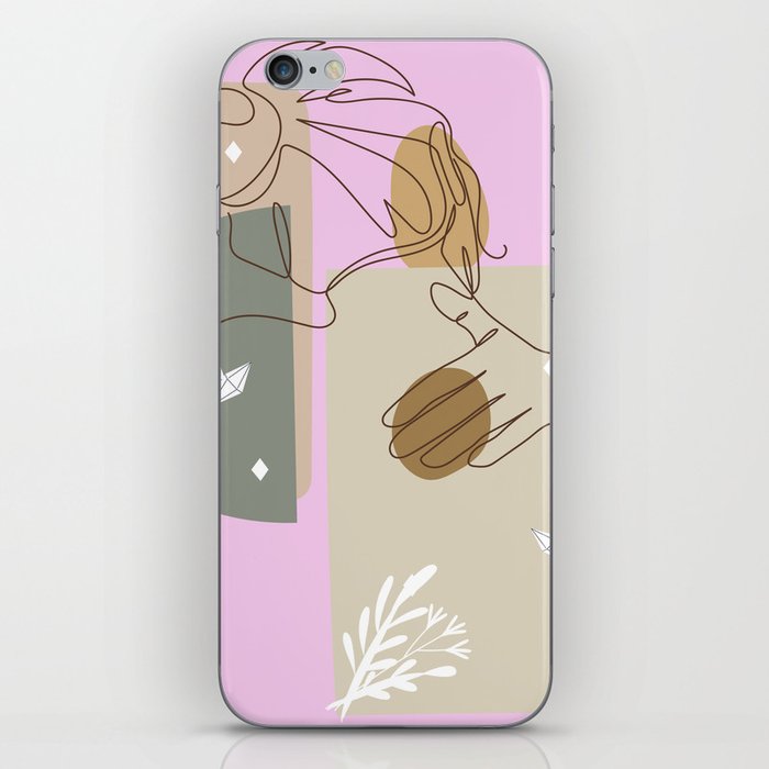 Thinking about girls iPhone Skin