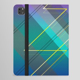 diagonales colores lindos iPad Folio Case